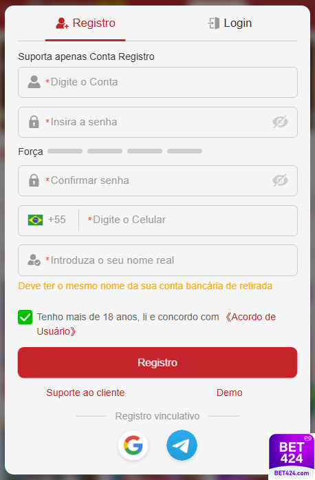 Experiência de Jogos bet424.com